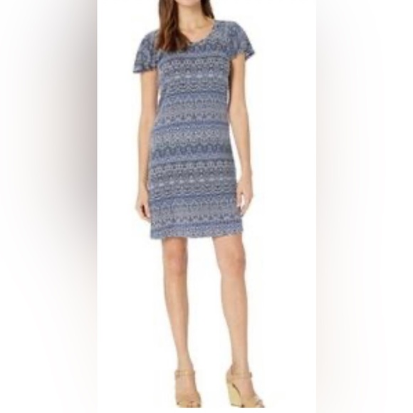 Tommy Bahama Dresses & Skirts - Tommy Bahama Lavasa Dotsa Flutter Island Dress Size Medium